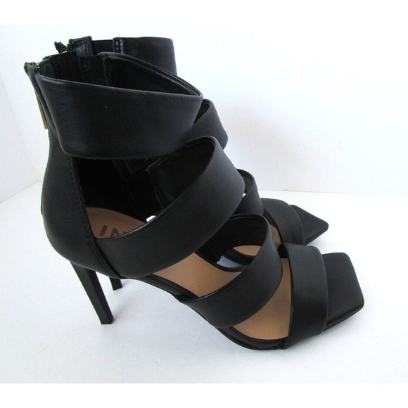 🖤🖤 New Inc International Concepts Black Open Toe Black Heel PUMP Shoes 5M - Picture 8 of 8